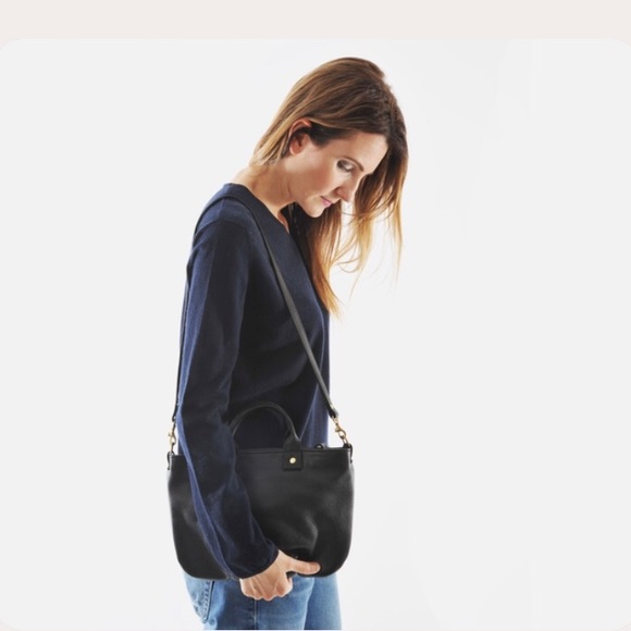 Clare V Handbags - Clare V mini messenger bag in black gravel